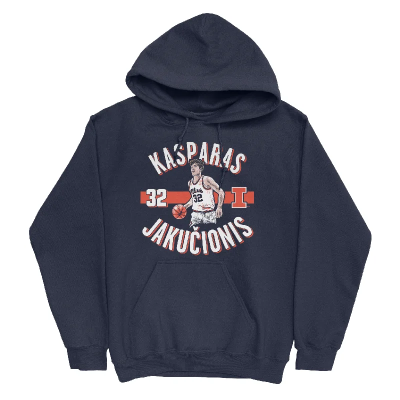 Men's hoodies sale -EXCLUSIVE RELEASE: Kasparas Jakucionis Classics Navy Hoodie