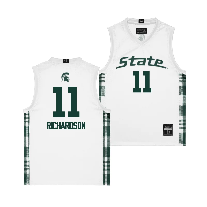 Men's basketball uniform player name -EXCLUSIVE: MSU Winter Edition Basketball Jersey  - Jase Richardson