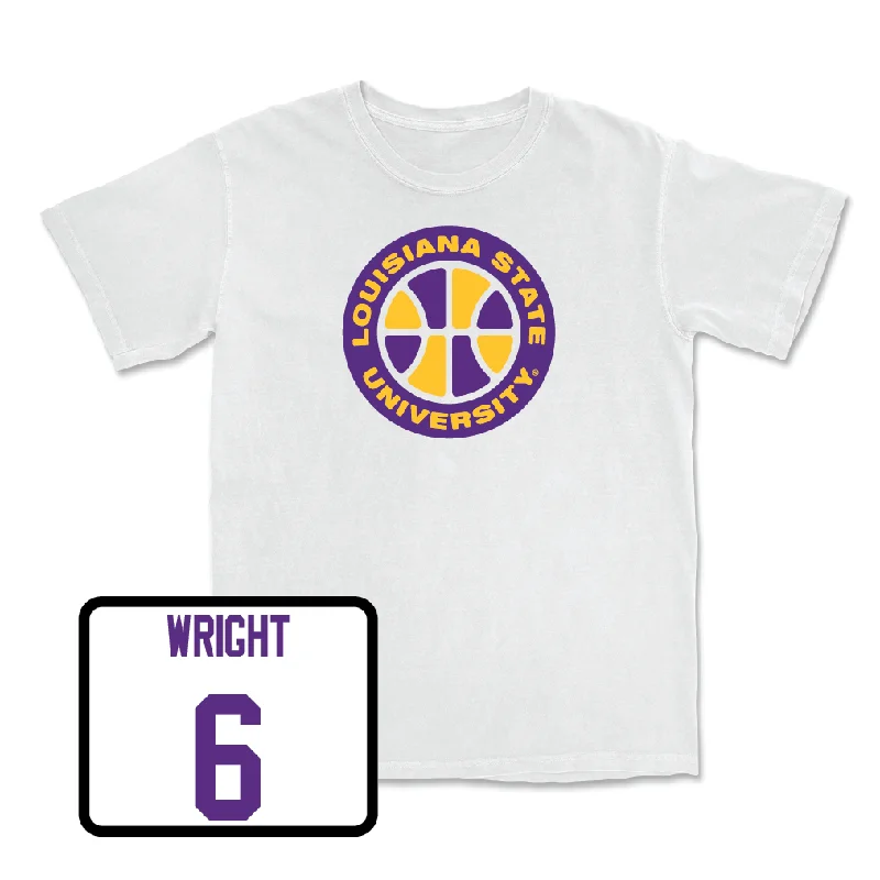 Men's basketball T-shirt lightweight outfit -Men's Basketball White Hardwood Tee - Jordan Wright