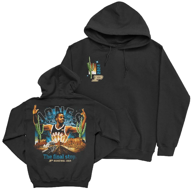 Men's hoodies stretch-design -EXCLUSIVE RELEASE - Lance Jones's Final Stop Hoodie