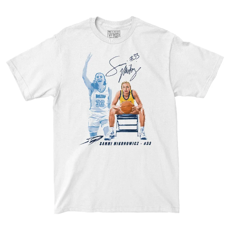 Men's basketball T-shirt performance sale -EXCLUSIVE RELEASE: Sammi Mikonowicz Portrait White Tee