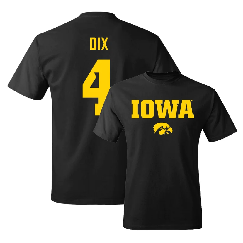 Men's basketball T-shirt player tops -Men's Basketball Black Classic Tee - Josh Dix