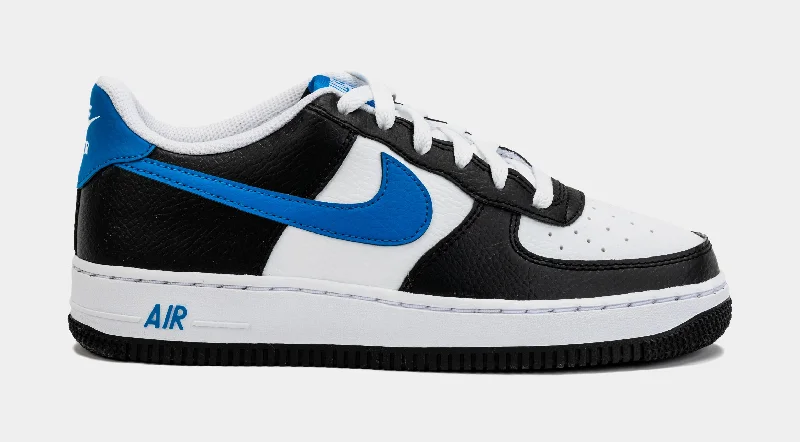 Basketball shoes support-fit -Air Force 1 Low Grade School Lifestyle Shoes (Black/Blue)