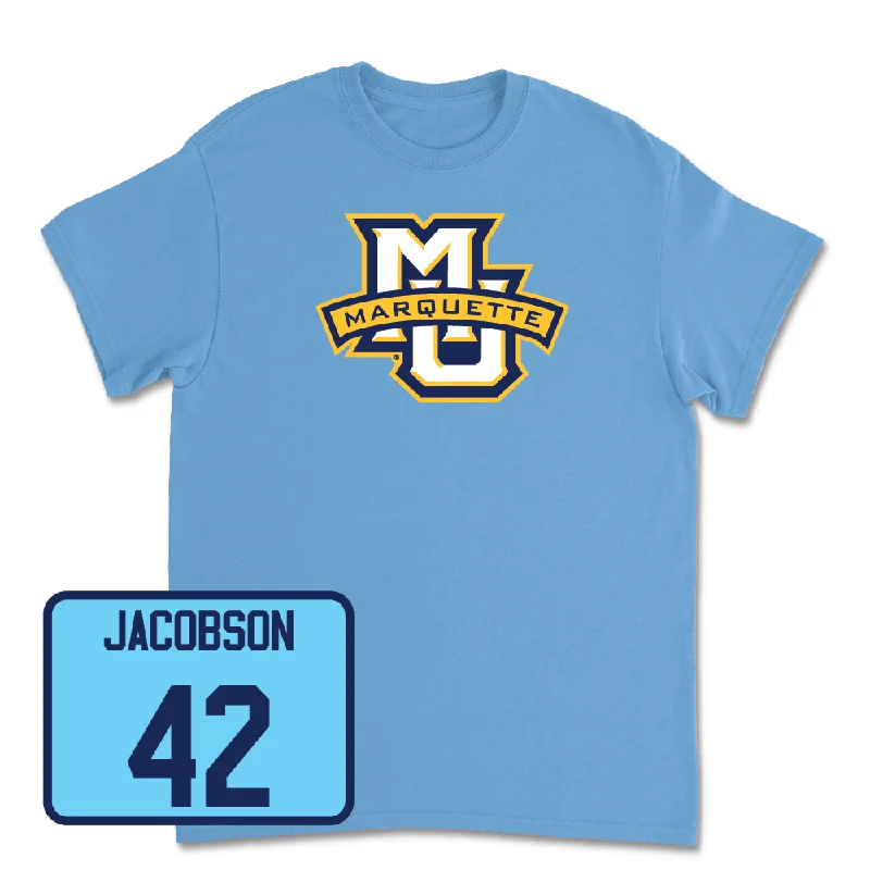 Men's basketball T-shirt team special -Championship Blue Men's Basketball Marquette Tee  - Luke Jacobson