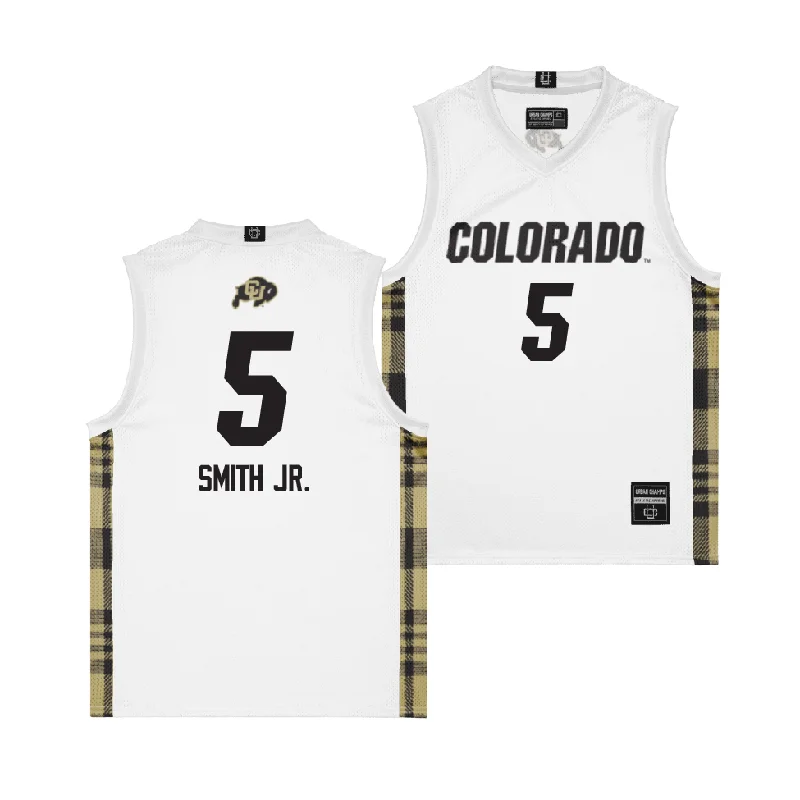 Men's basketball uniform custom clothing -EXCLUSIVE: Colorado Winter Edition Basketball Jersey - RJ Smith Jr. | #5