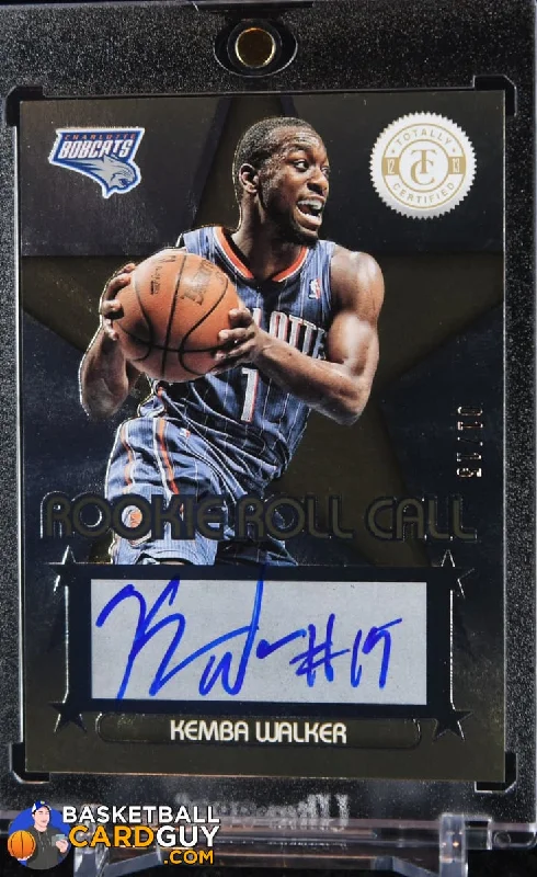 Men's basketball uniform team set -Kemba Walker 2012-13 Totally Certified Rookie Roll Call Autographs Gold #01/15 (JERSEY NUMBERED)