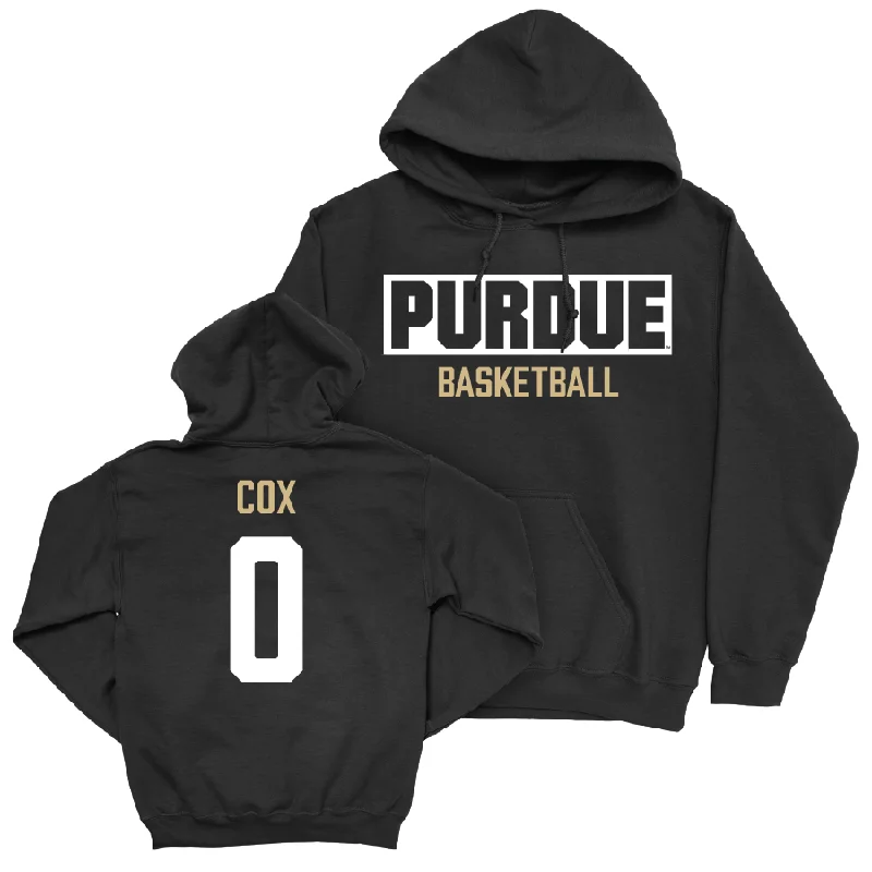 Men's hoodies odor-resistant -Men's Basketball Black Staple Hoodie  - CJ Cox