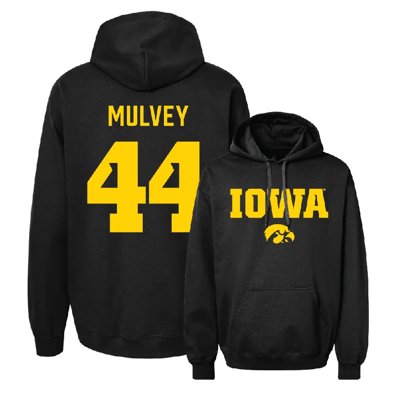 Men's hoodies moisture-comfort -Men's Basketball Black Classic Hoodie - Riley Mulvey