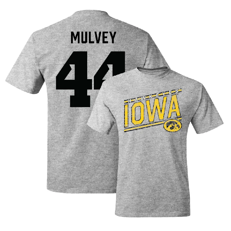 Men's basketball T-shirt performance outfit -Sport Grey Men's Basketball Slant Tee - Riley Mulvey