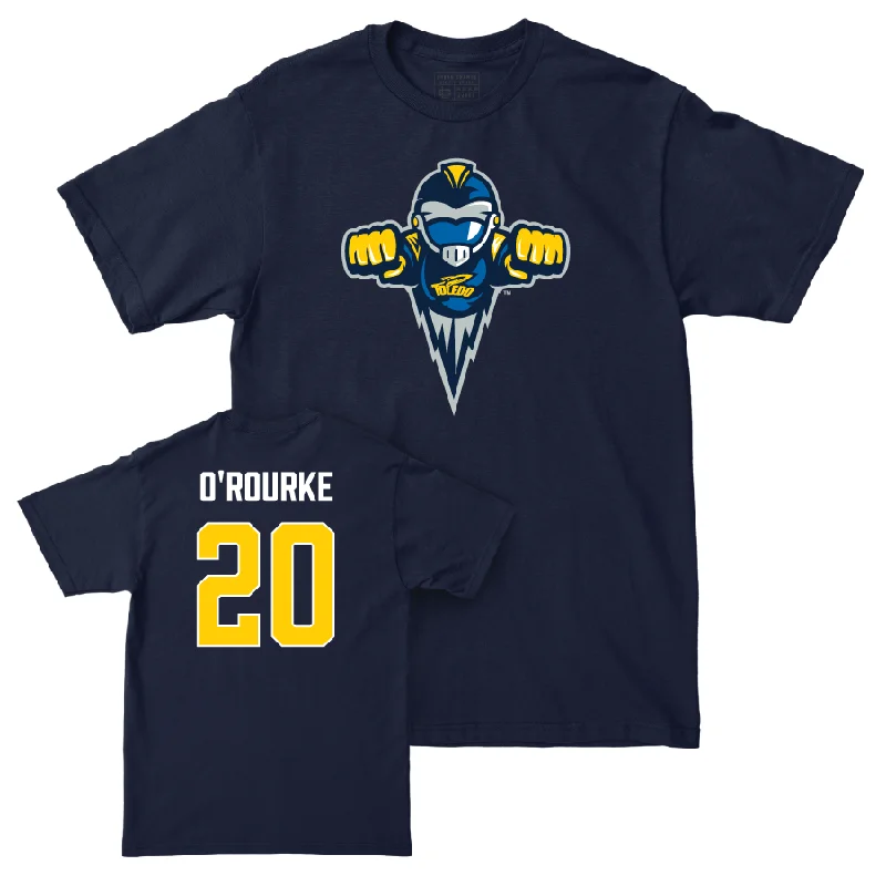 Men's basketball T-shirt team special -Toledo Men's Basketball Navy Legacy Tee  - Colin O’Rourke