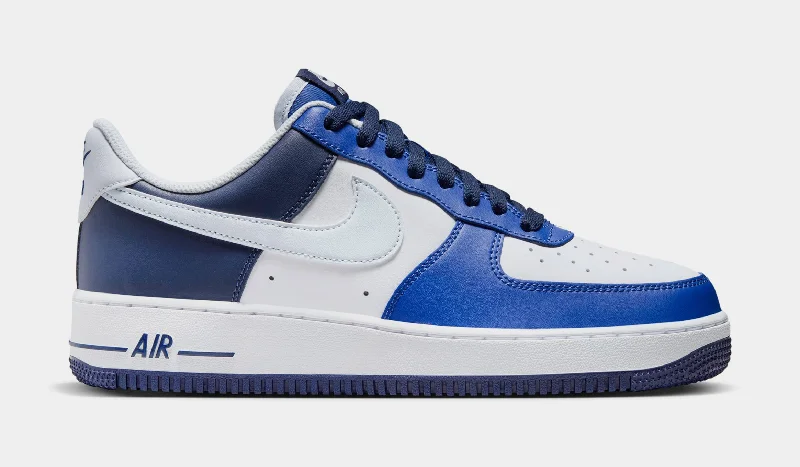 Basketball shoes breathable-fit -Air Force 1 Low Game Royal Mens Lifestyle Shoes (White/Football Grey/Game Royal)