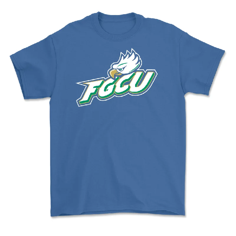 Men's basketball T-shirt performance sale -Blue Men's Basketball FGCU Tee - Kyle Riemenschneider