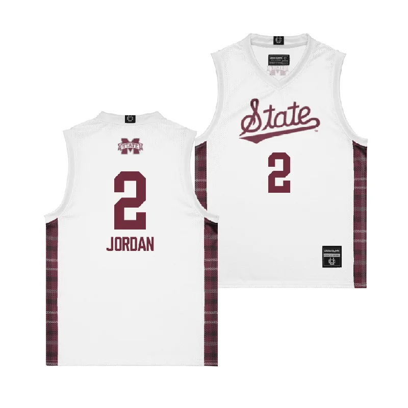 Men's basketball uniform affordable kit -EXCLUSIVE: Mississippi State Winter Edition Basketball Jersey - Jerkaila Jordan