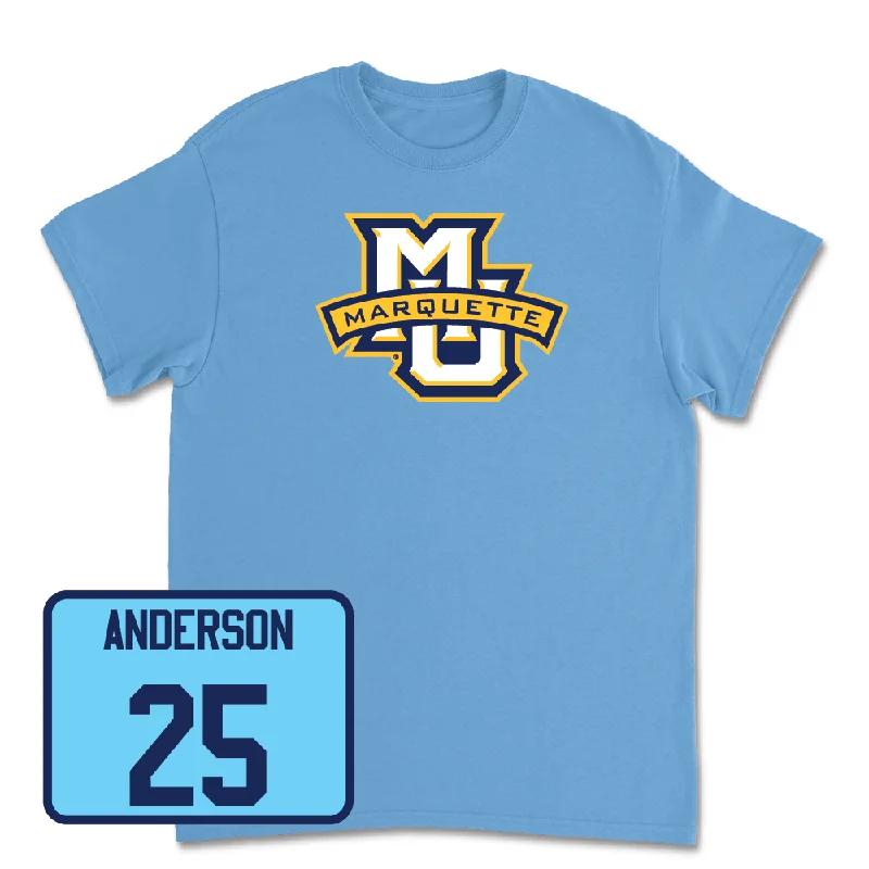 Men's basketball T-shirt pro sale -Championship Blue Men's Basketball Marquette Tee  - Jack Anderson