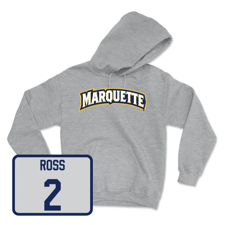 Men's hoodies UV-protection -Sport Grey Men's Basketball Wordmark Hoodie - Chase Ross