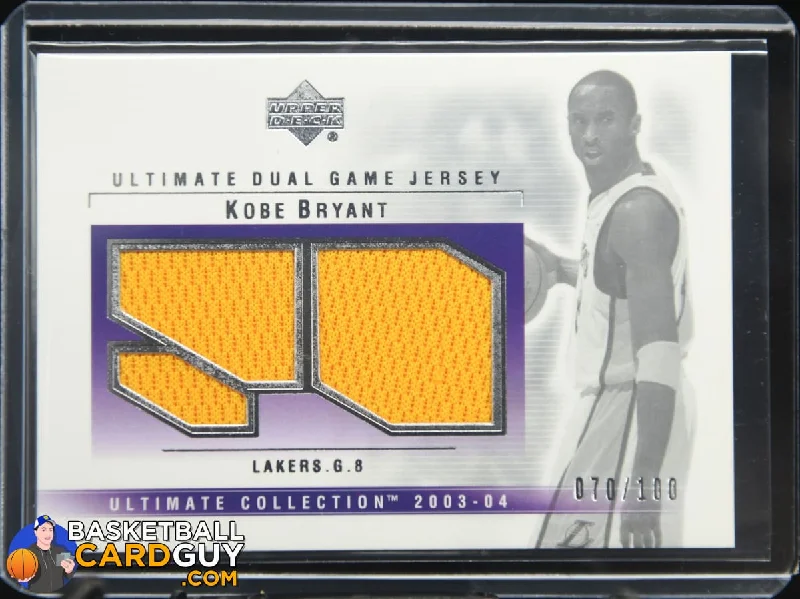 Men's basketball uniform stylish kit -Kobe Bryant 2003-04 Ultimate Collection Jerseys Dual #/100