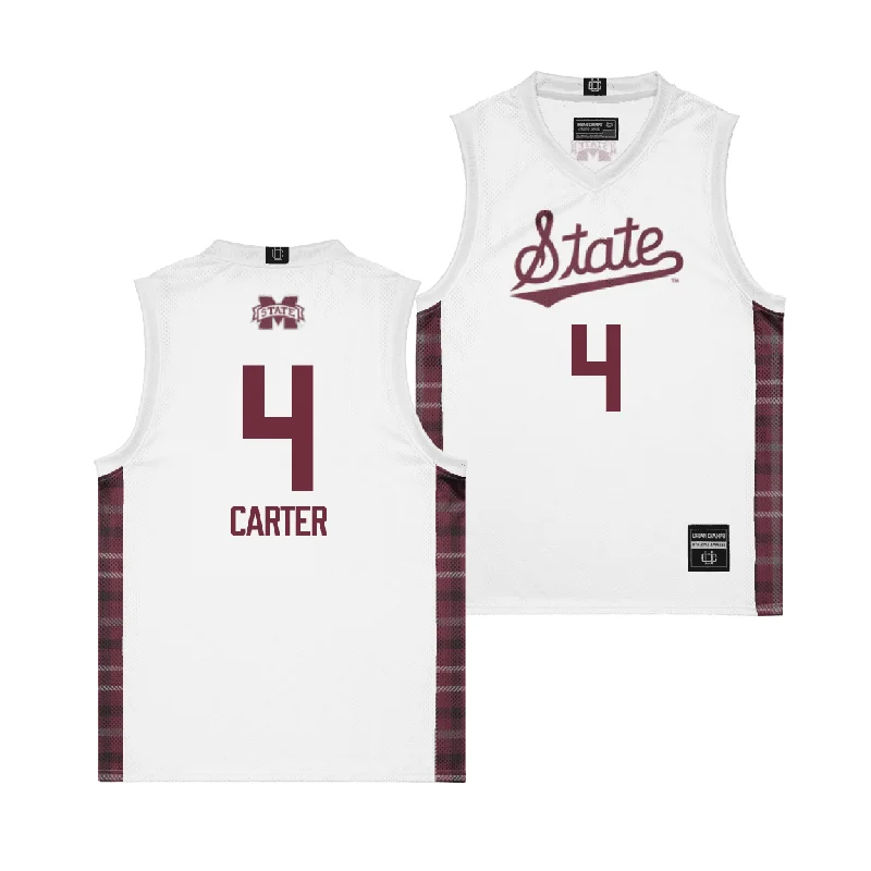 Men's basketball uniform stylish kit -EXCLUSIVE: Mississippi State Winter Edition Basketball Jersey - Jessika Carter