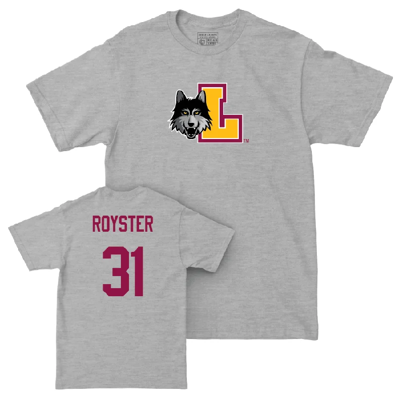 Men's basketball T-shirt sport offer -Sport Grey Men's Basketball Athletic Tee  - Zachary Royster