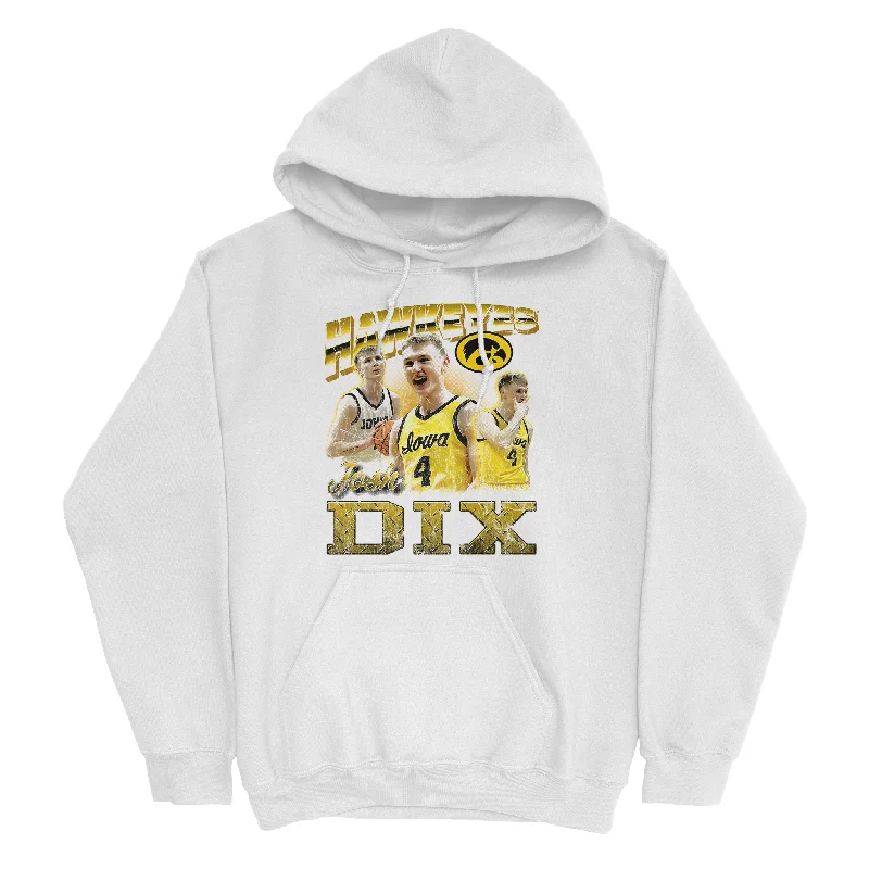 Men's hoodies fall -EXCLUSIVE RELEASE: Josh Dix 90s Graphic White Hoodie