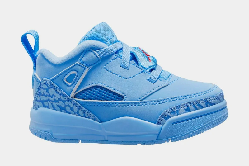 Basketball shoes vibrant-style -Spizike Low Infant Toddler Lifestyle Shoes (Fountain Blue)