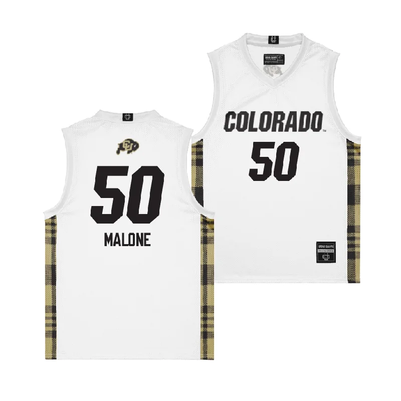 Men's basketball uniform stylish ensemble -EXCLUSIVE: Colorado Winter Edition Basketball Jersey - Elijah Malone