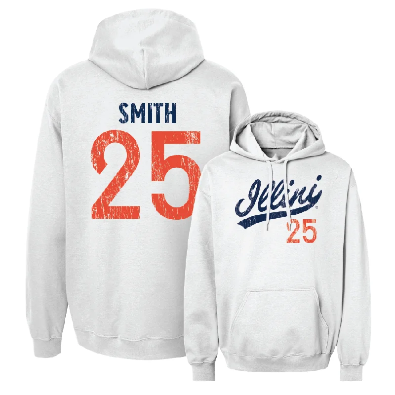 Men's hoodies organic -Script White Hoodie  - Hayven Smith